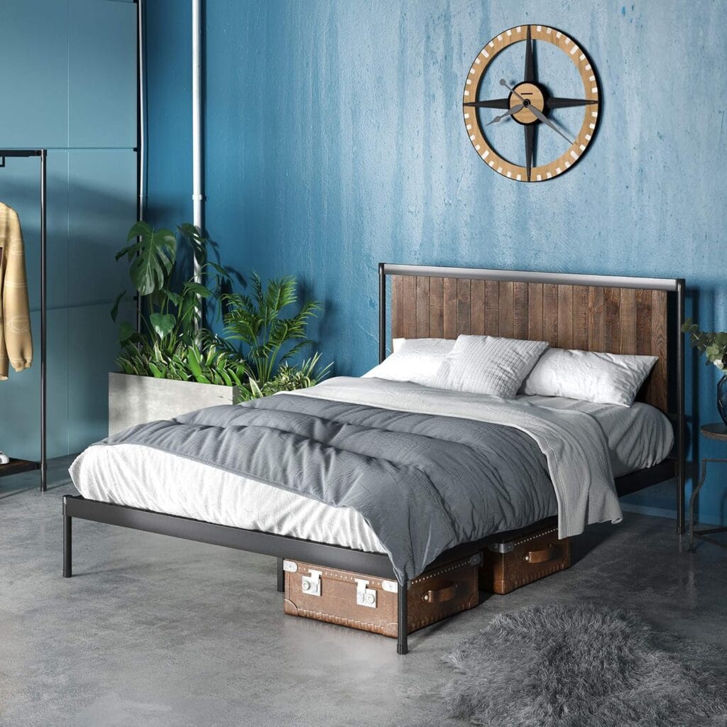 Bed King Size Metal Frame