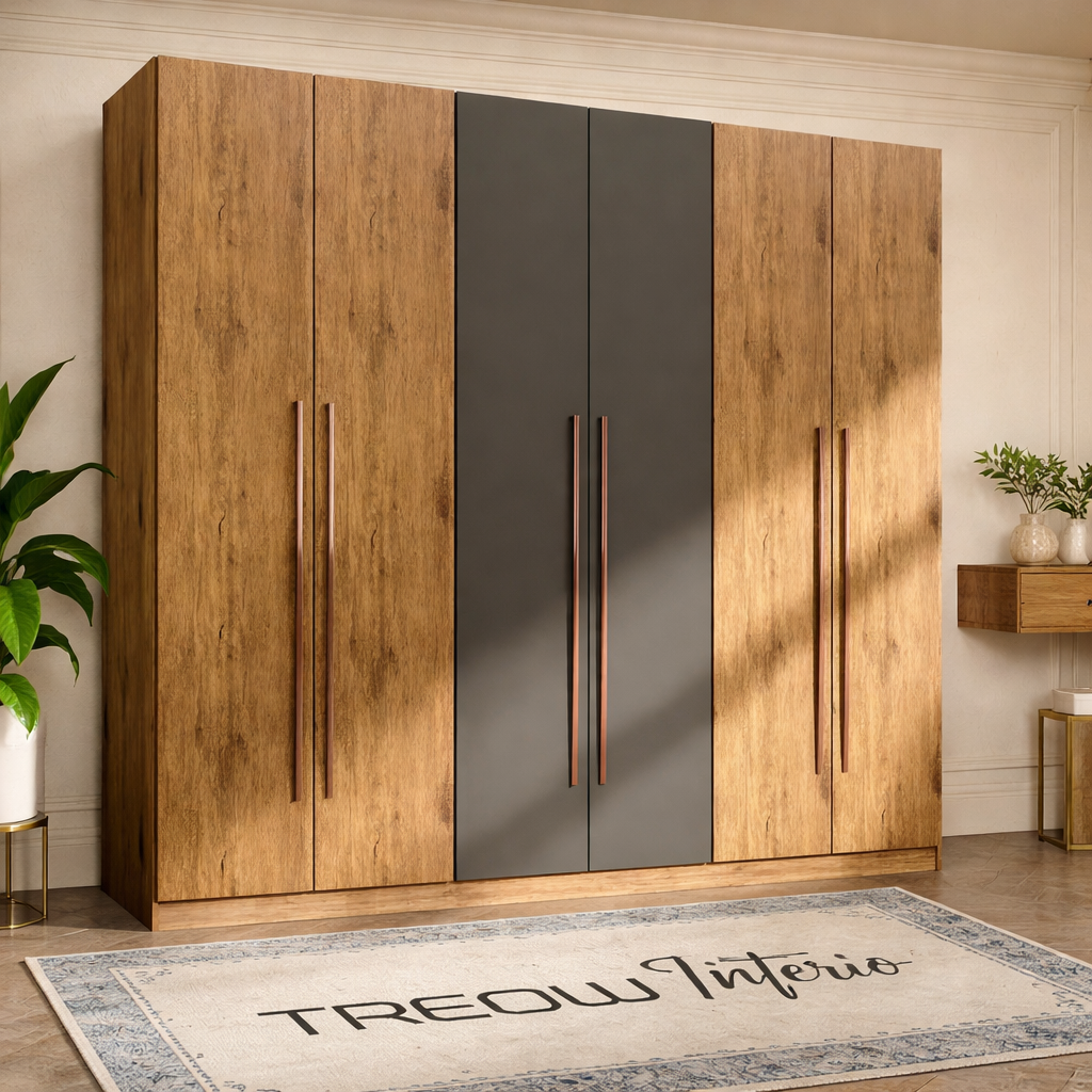 Treow Axis 6-Door Wardrobe