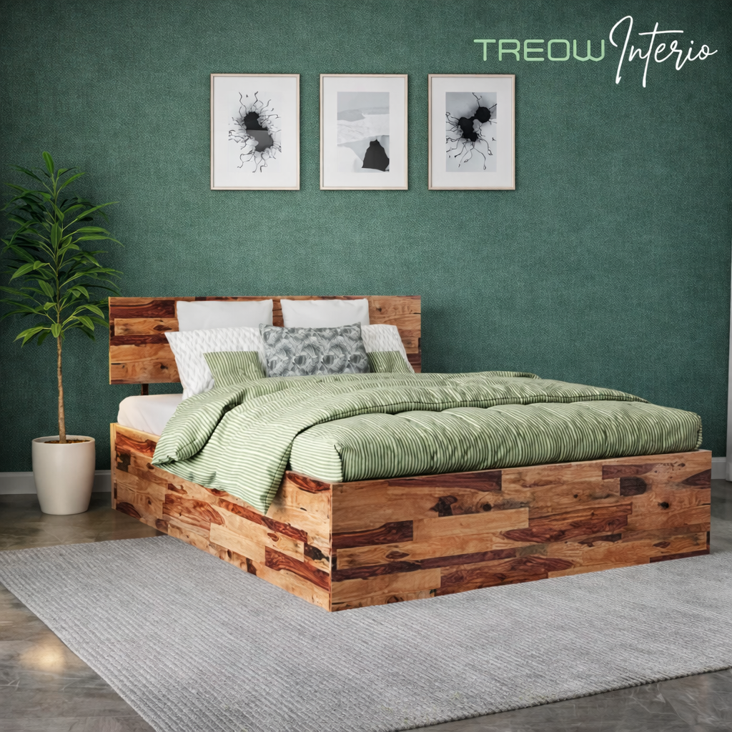 Sheesham wood Bed