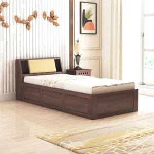 Tarush Single Size Engineered Wood Bed with Storage